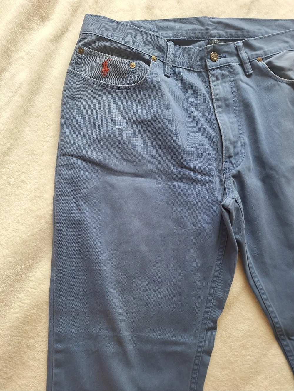 Polo Ralph Lauren Men’s Chino Pants Sun-Faded Blue Size 36x32 (True to Size)